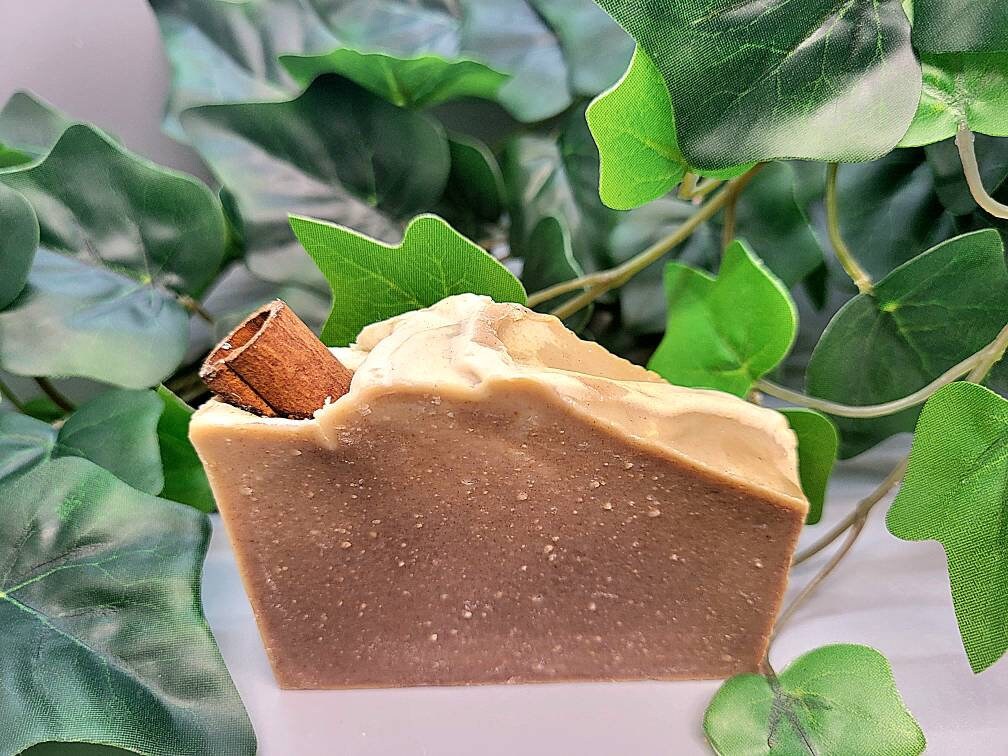 Flower handmade soap bar natural shea butter /FREE mesh bag foam help lather skin care / self body care