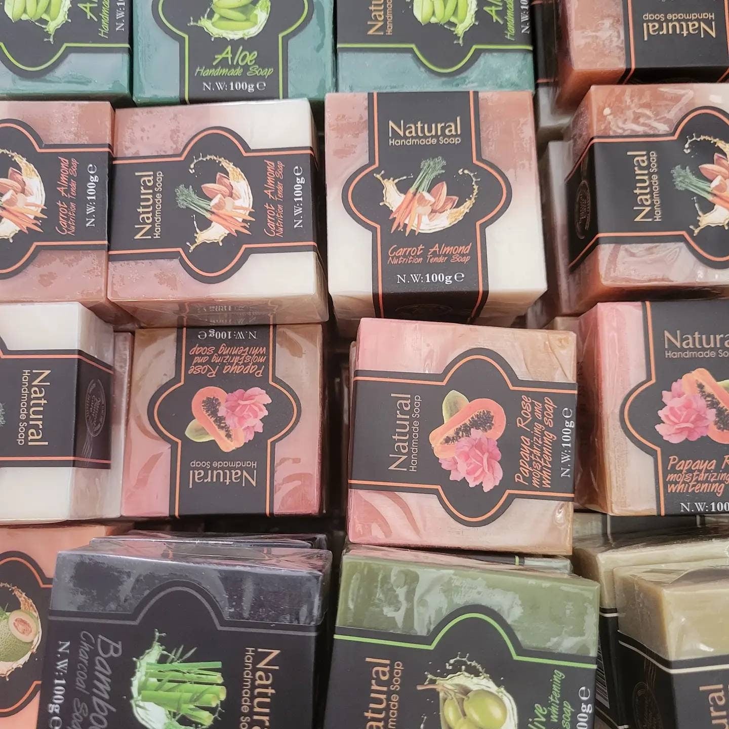 Valentines mothers day gift beauty flower handmade soap bar natural shea butter /FREE mesh bag foam help lather skin care / self body care