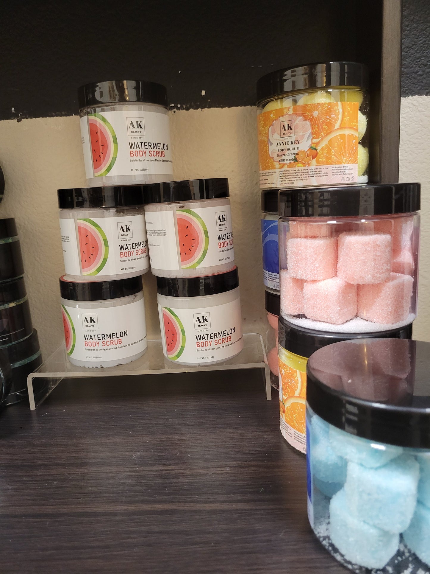 Watermelon salt body scrub / skin care bath shower exfoliating/ gift shampoo soap/ dead skin sells detox athletic/ spa beauty
