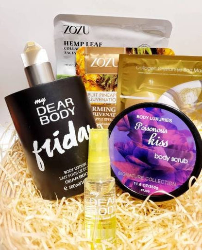Spring vibes gift Spa beauty bundles / for your friend, family, loved ones / Bath scrubs, body, lotion, mist, fragrance, hands, Facial, skin