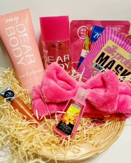 Spring vibes gift Spa beauty bundles / for your friend, family, loved ones / Bath scrubs, body, lotion, mist, fragrance, hands, Facial, skin