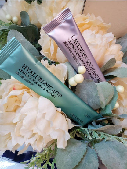 powder jelly mask Hyaluronic Acid/hydrojelly / skincare facial face body vajacial soothing cooling moisturizing/ popular spa set relaxation